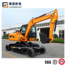 New 8ton Small Size Wheeled Excavator (EATON motor)